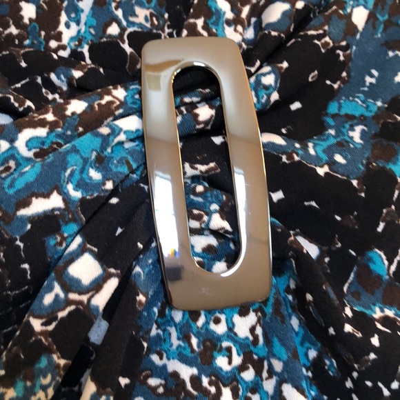 BNWOT Teal Geometric Planet Dress - Picture 4 of 7